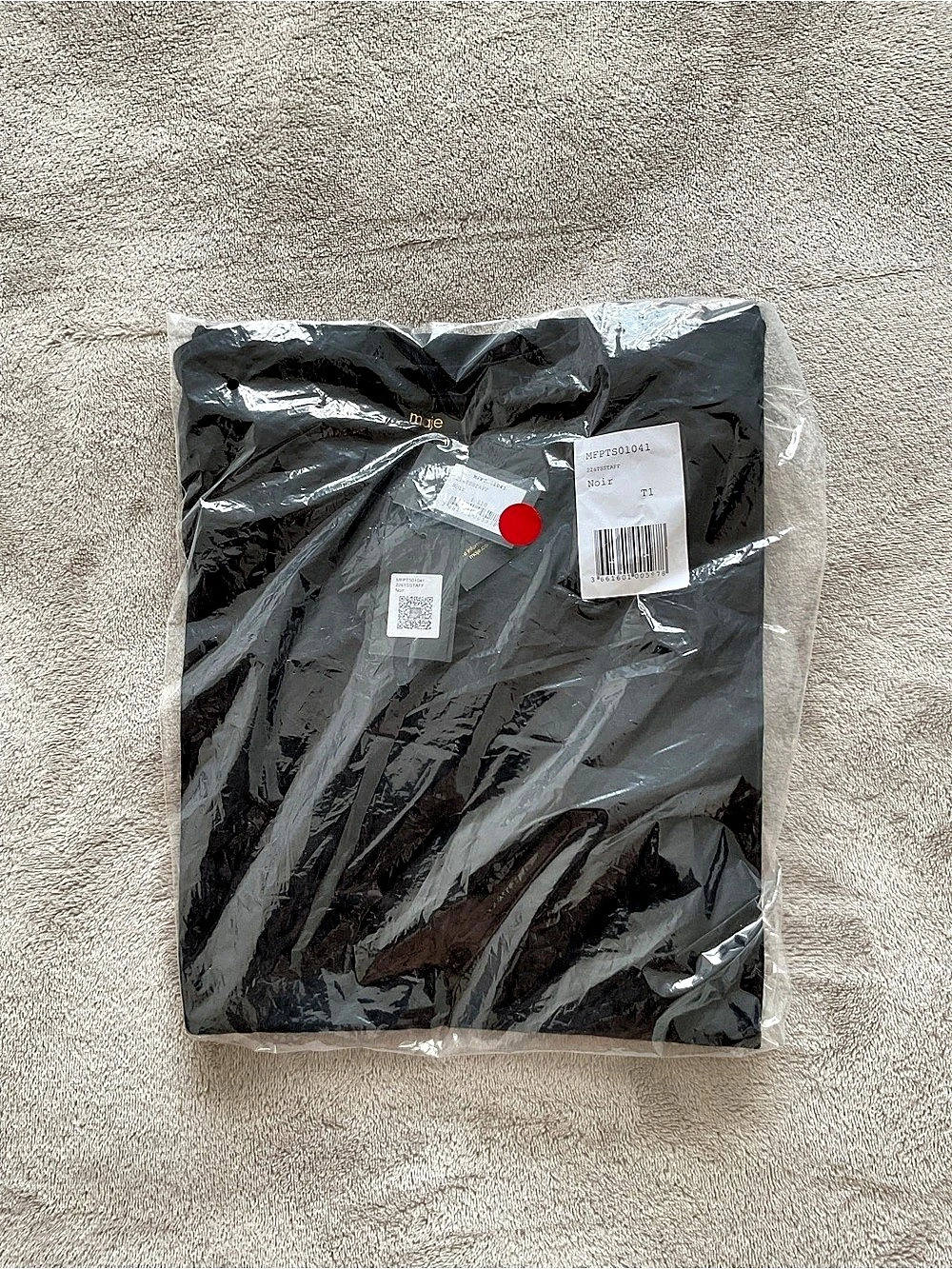 Maje Black Short Sleeve Tee